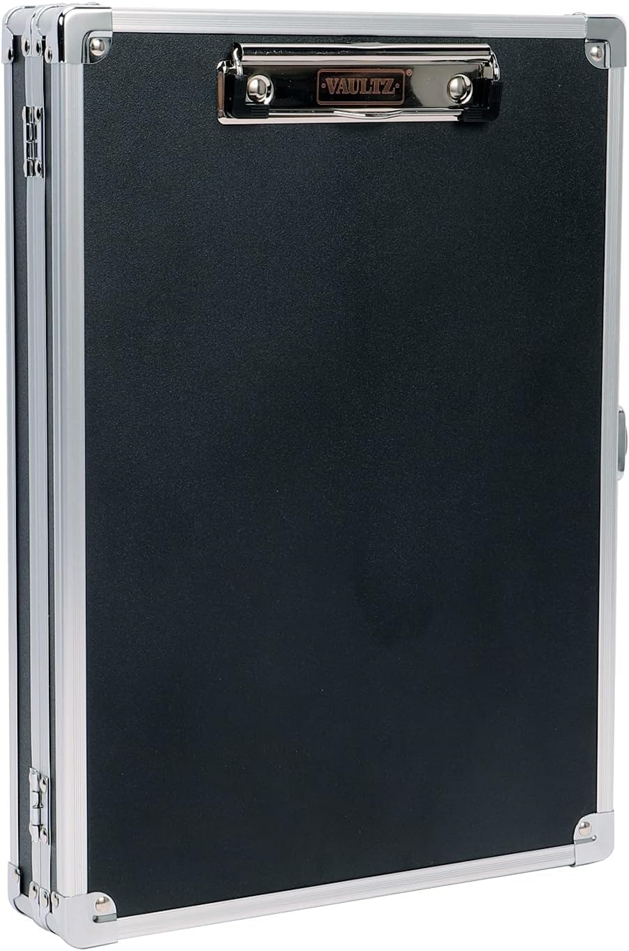 Vaultz VZ00151 Locking Storage Clipboard, Key Lock, Black
