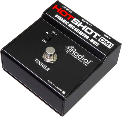 Radial Engineering R8001500 HotShot DM1 Mic Switcher Bundle