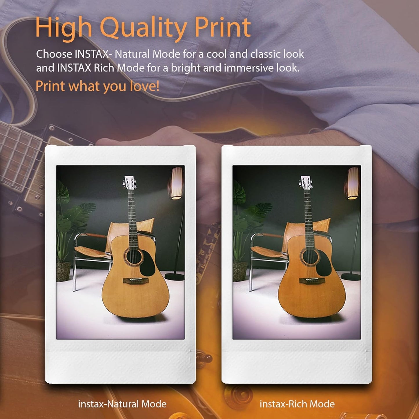 Fujifilm EVOK1 Instax Mini EVO Hybrid Instant Camera Film Bundle