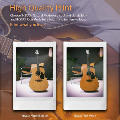 Fujifilm EVOK1 Instax Mini EVO Hybrid Instant Camera Film Bundle