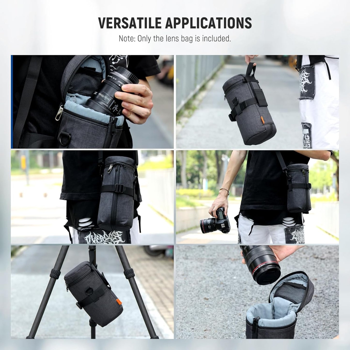 Neewer PB011 Water-Repellent Camera Lens Pouch