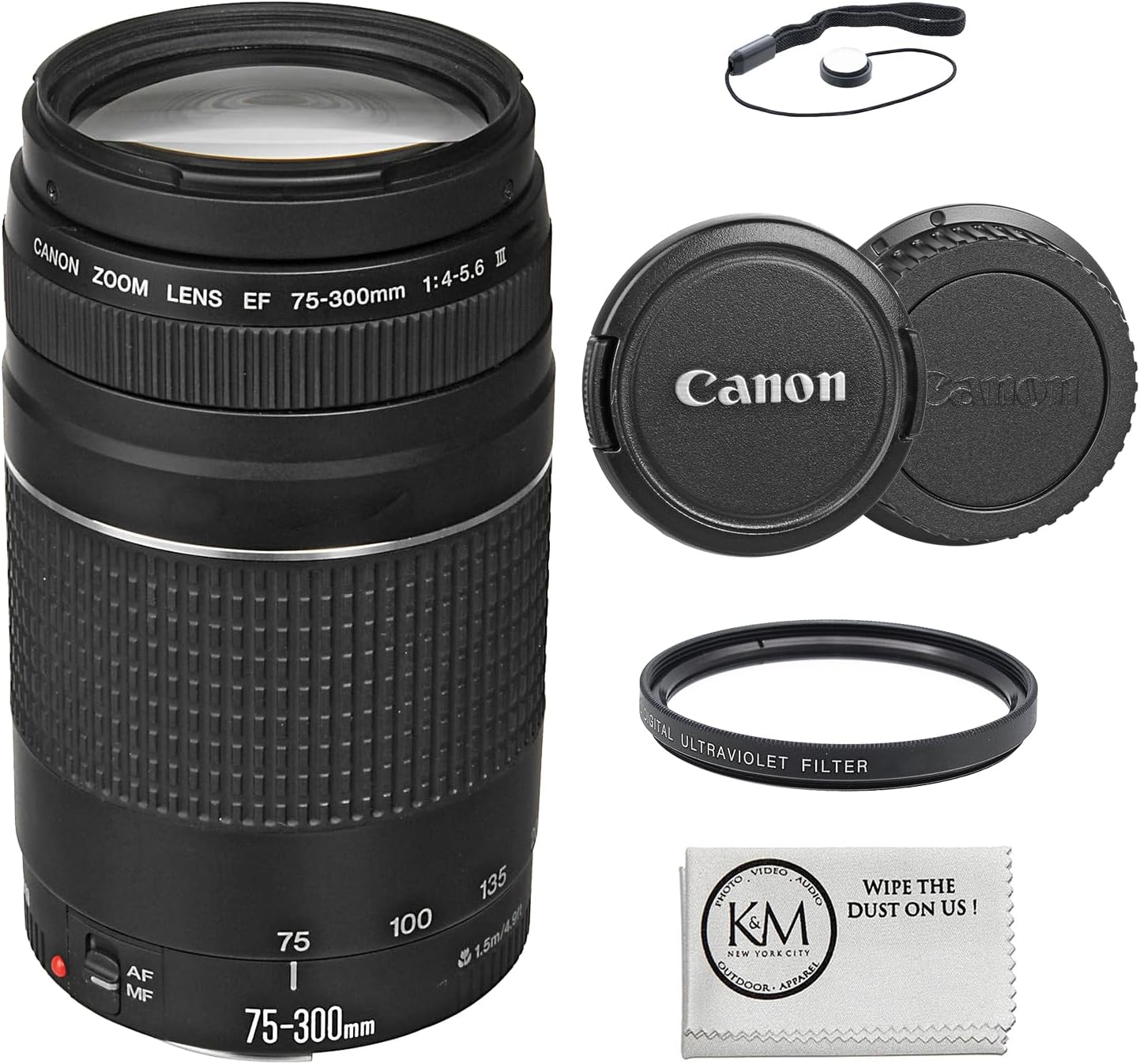 Canon BCAN6473A003-002 EF 75-300mm Lens Bundle