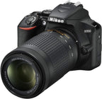 Nikon D3500 DSLR Camera with 18-55mm & 70-300mm Lens Renewed