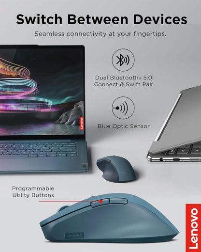 Lenovo Yoga Pro Mouse - Tidal Teal - Bluetooth