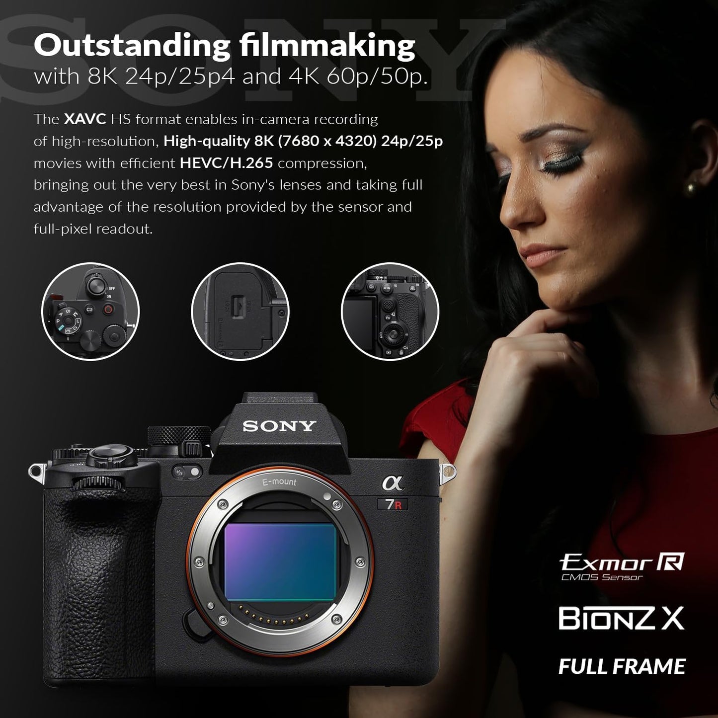 Sony Alpha a7R V 61MP Full Frame Mirrorless Camera Bundle