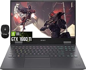 HP Omen 15 Gaming Laptop Ryzen 7 64GB GTX 1660Ti — main product image