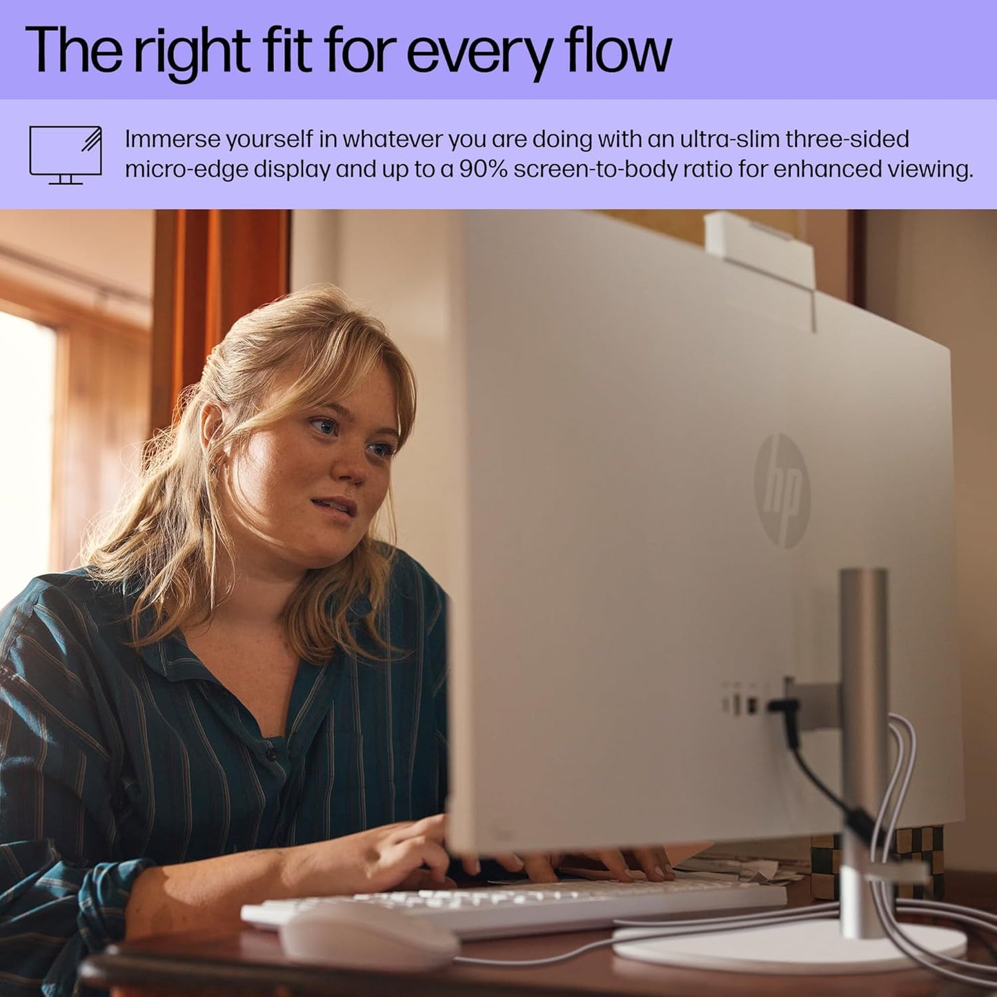 HP 27-cr0012 27" All-in-One Desktop PC (2024)