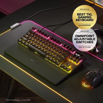 SteelSeries Apex Pro TKL Mechanical Gaming Keyboard 2023