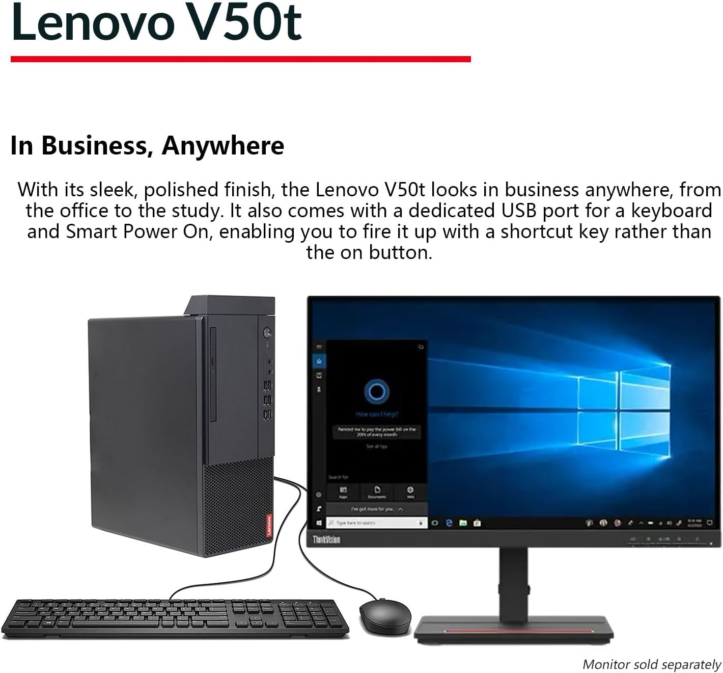 Lenovo 11QE V50t Business Tower Desktop i5 1TB SSD