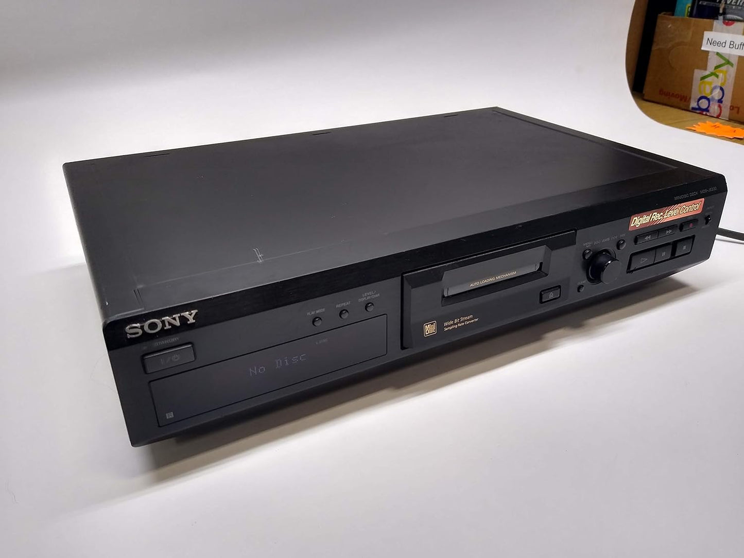 Sony MDS-JE330 MiniDisc Deck Player/Recorder