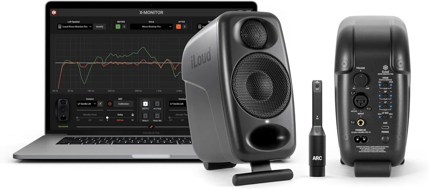 IK Multimedia IP-ILOUD-MMPRO2X-IN iLoud Micro Monitor Pro Pair