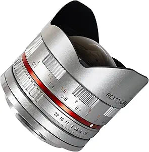 Rokinon 28FE8MS-SE 8mm Fisheye Lens for Sony E-mount - Silver