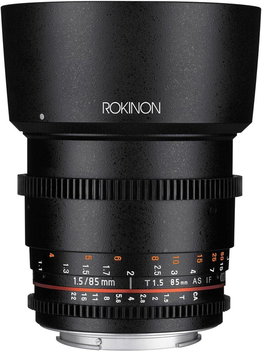 Rokinon DS85M-NEX 85mm T1.5 Cine DS Lens Sony E-Mount