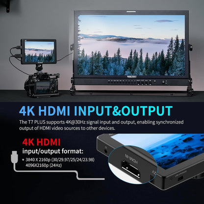 FEELWORLD T7 7" DSLR Camera Field Monitor 4K HDMI