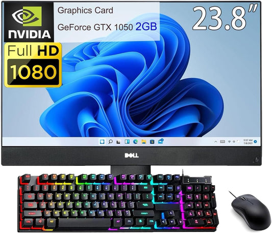 Dell Optiplex 7470 Renewed All-in-One Desktop i5 GTX 1050