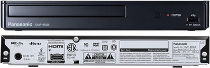 Panasonic DMP-BD84P-K Blu-Ray DVD Player Full HD Dolby