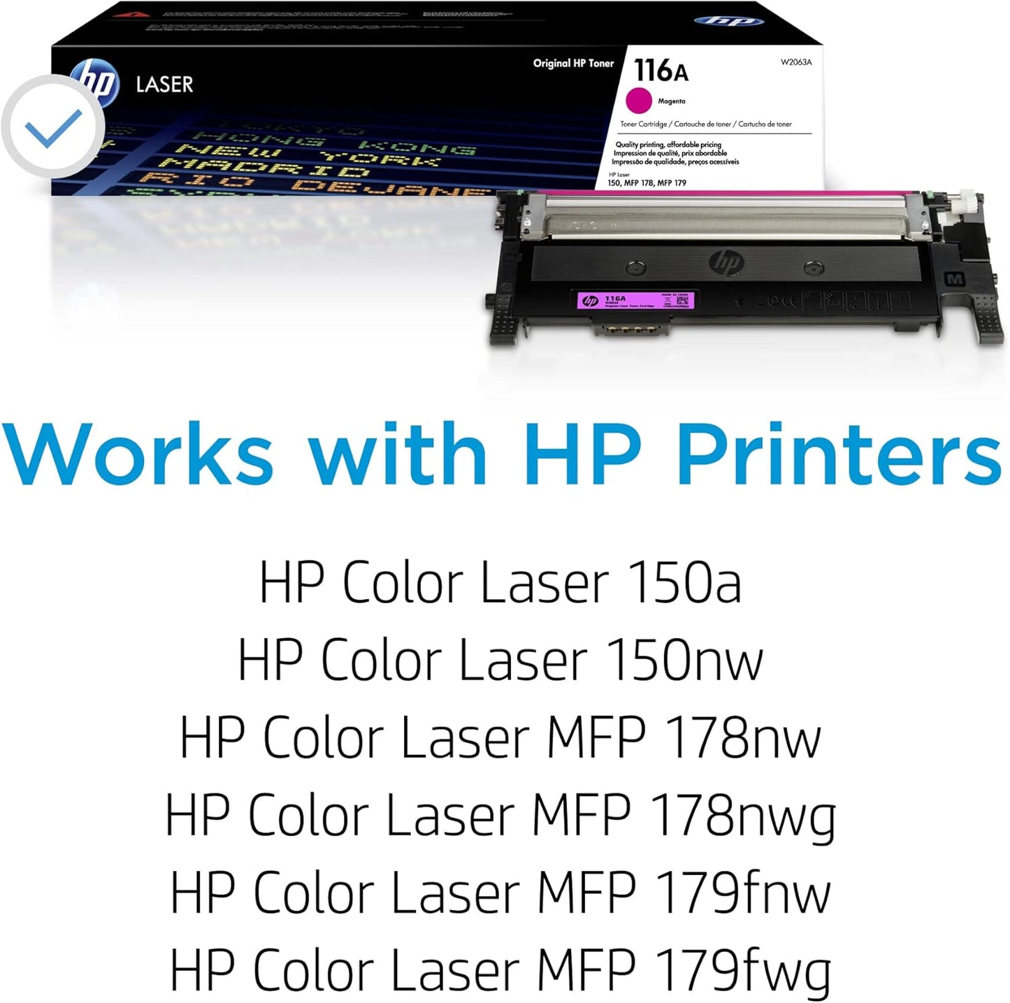 HP W2062A 116A Magenta Toner Cartridge