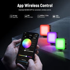 Neewer PA009E Phone Cage Video Rig with RGB Light Mic