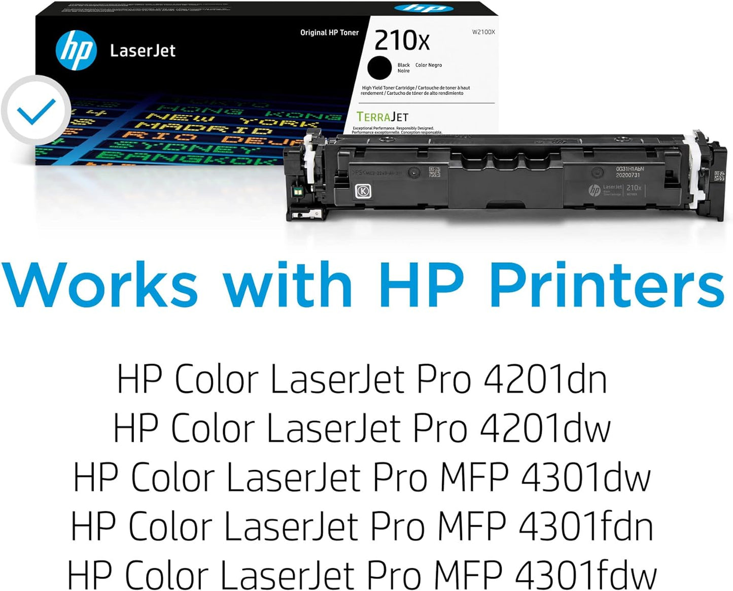 HP W2100X 210X Black High-Yield Toner