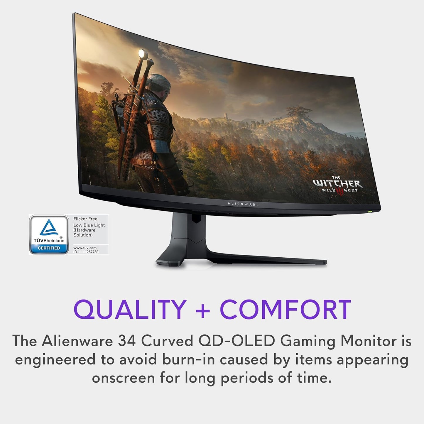 Alienware AW3423DWF 34" Curved QD-OLED Gaming Monitor