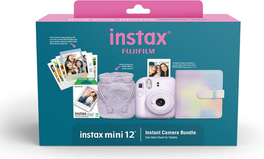 Fujifilm INSTAX Mini 12 - Purple Holiday Bundle 2024 with Films