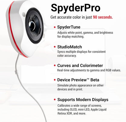 Datacolor SPK-PV125 Spyder Photo/Video Kit - Color Management 2024