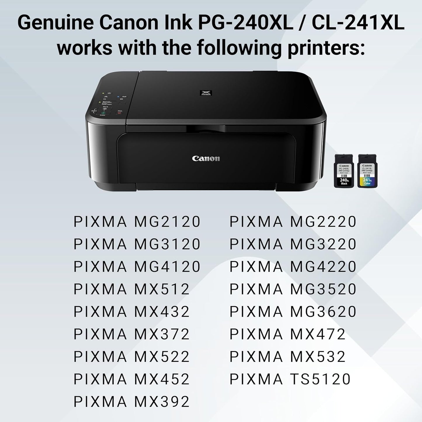 Canon PG-240XL/CL-241XL Ink Cartridge Value Pack
