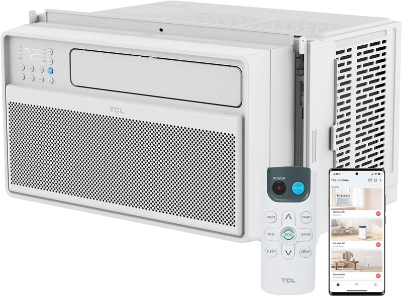 TCL H12W4MW 12000 BTU Smart Inverter Window AC — main product image
