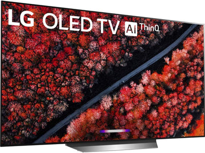 LG E1LGOLED77C9 77" 4K Smart OLED TV AI ThinQ Bundle