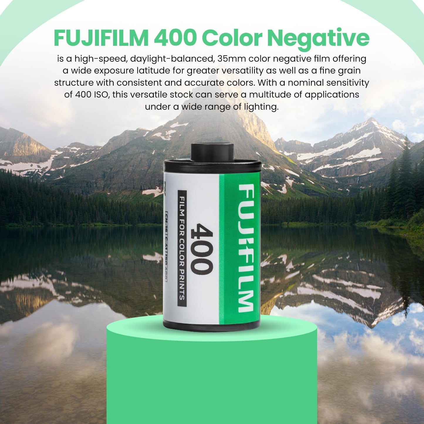 Fujifilm Fuji 400 Color Negative Film 35mm 3-Pack