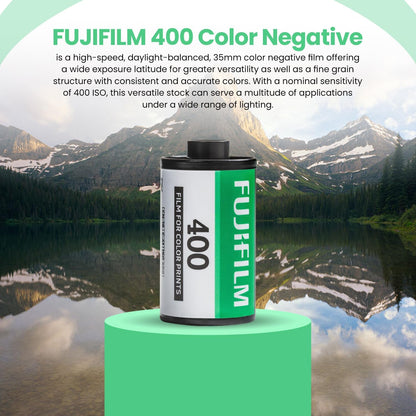 Fujifilm Fuji 400 Color Negative Film 35mm 3-Pack