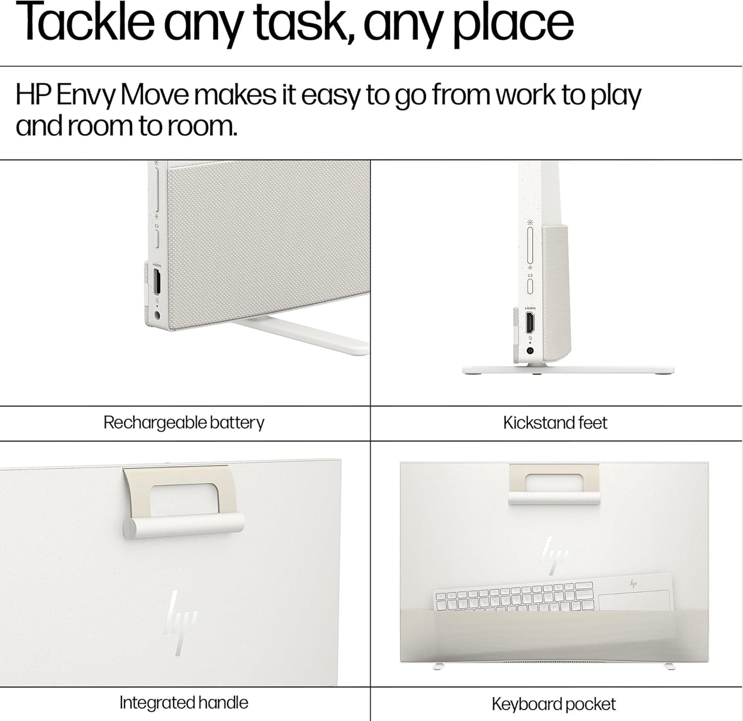 HP 24-cs0040 Envy Move 23.8" Portable All-in-One PC