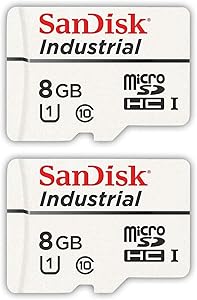 SanDisk SDSDQAF3-008G-I 8GB Industrial MicroSD 2-Pack
