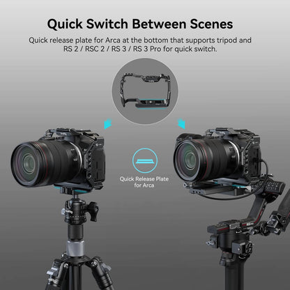 SmallRig 4159-CF-FBA-US R6 Mark II Camera Cage