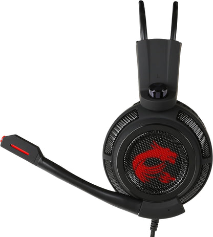 MSI DS502 Gaming Headset Virtual 7.1 Surround Sound