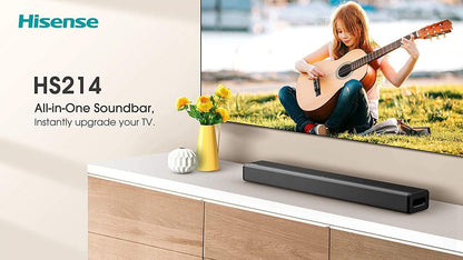 Hisense 85H6570G 85-Inch 4K Android Smart TV Bundle