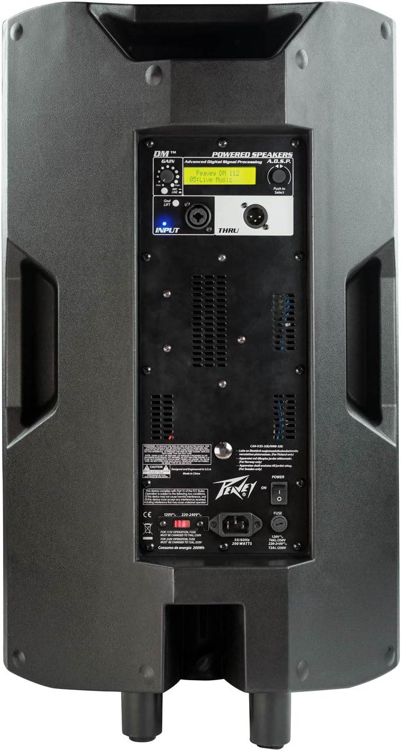Peavey DM112 Dark Matter Powered PA Loudspeaker 660W