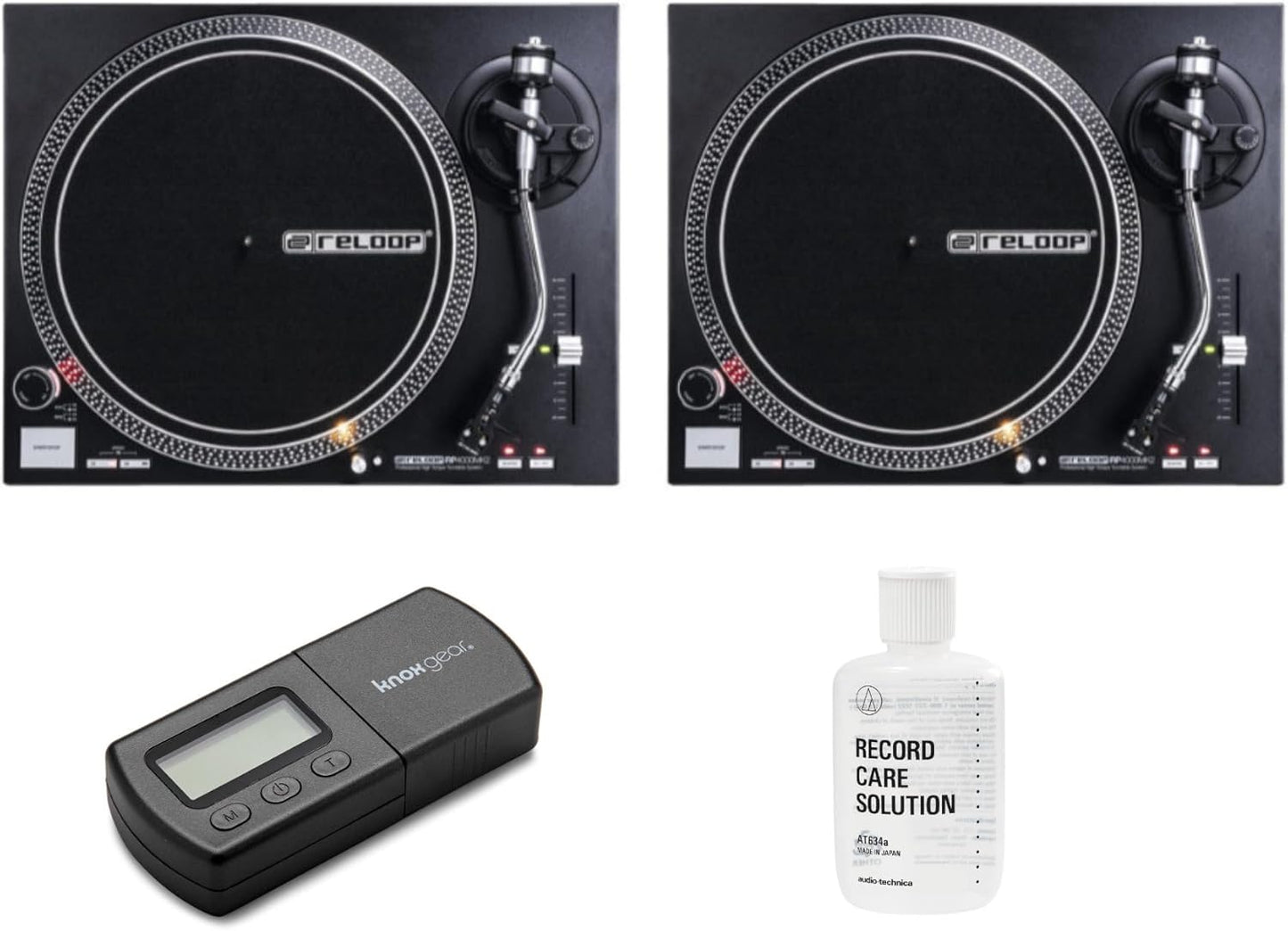 Reloop RP4000MK2 Turntable Pair with Accessories