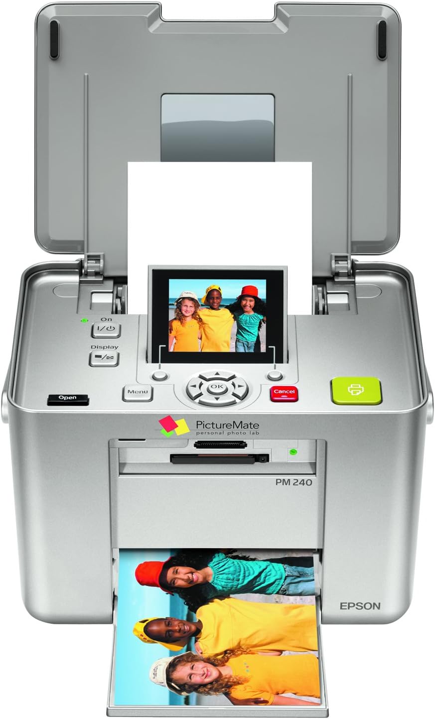 Epson PM240 PictureMate Snap 4x6 Photo Printer