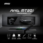 MSI MAGMT201 Single Monitor Stand Arm 49