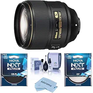 Nikon 105mm F/1.4 Telephoto Lens Bundle
