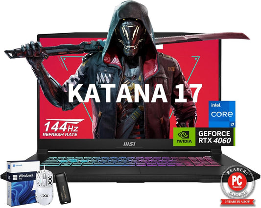 MSI KATANA1713835 RTX 4060 Gaming Laptop i7 32GB RAM