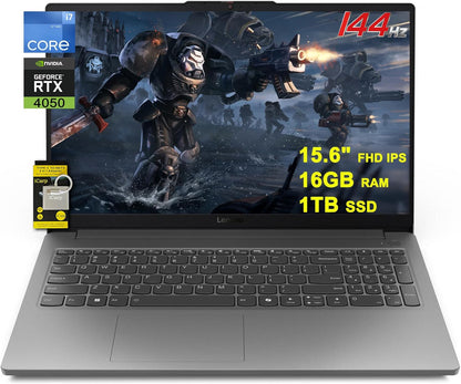 Lenovo LOQ Gaming Laptop - 15.6" FHD 144Hz - RTX 4050 - i7-12650HX
