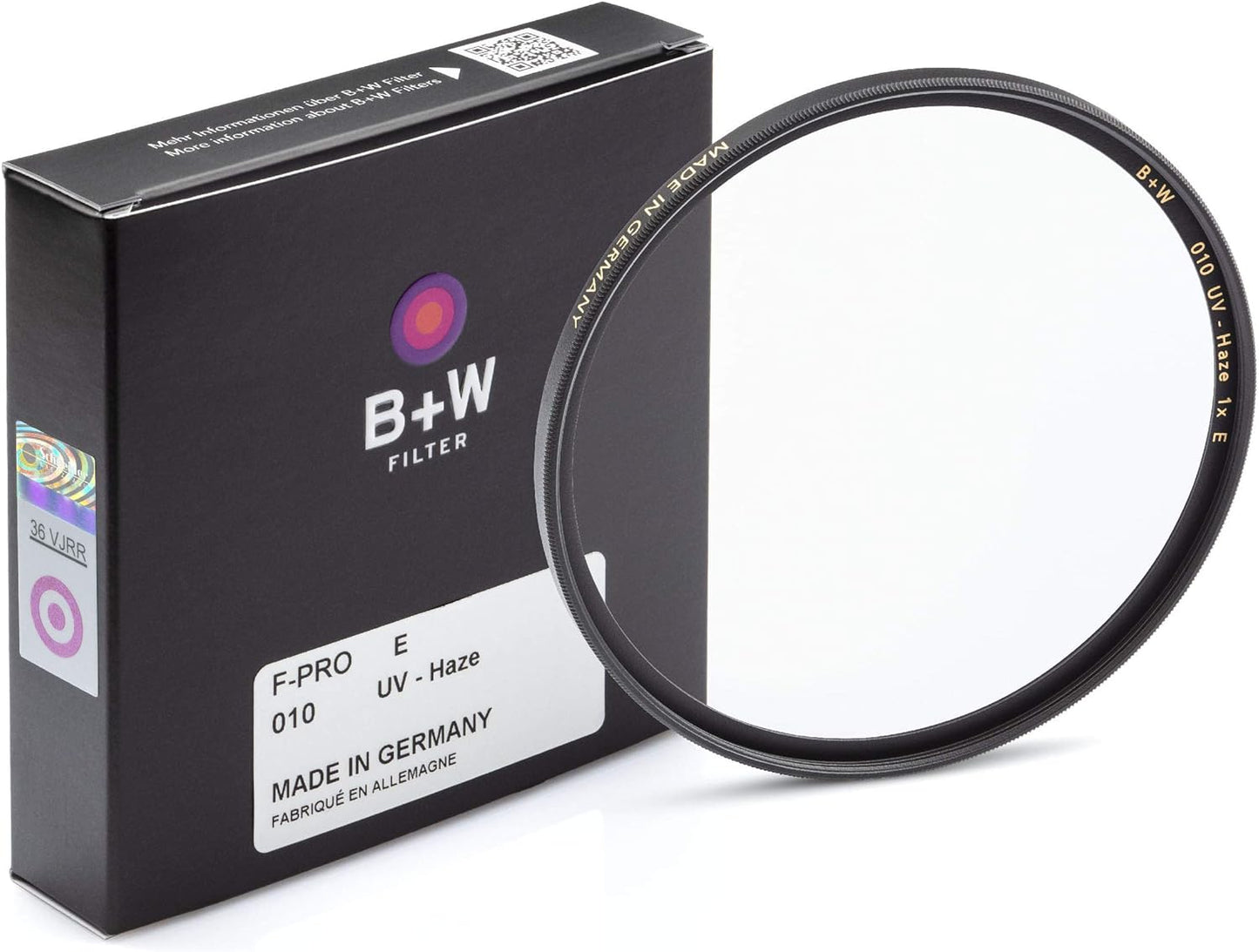 B+W 65045594 37mm UV Protection Filter F-PRO