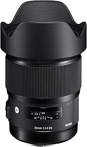 Sigma 412965 20mm F1.4 Art DG HSM Lens for Sony E