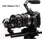 Meike 100mm T2.1 S35 EF Mount Cinema Lens - Manual Focus