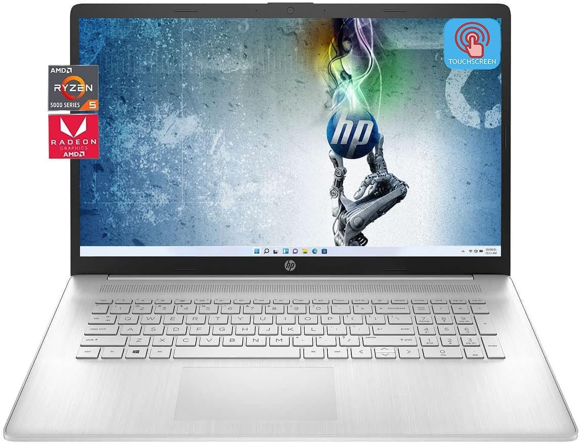 HP Laptop AMD Ryzen 5 Touchscreen 17.3" Windows 11