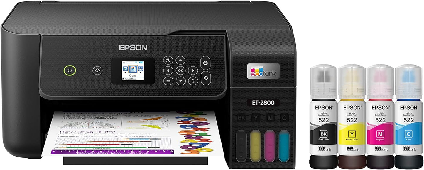 Epson ET-2800 Black EcoTank - Wireless All-in-One Printer