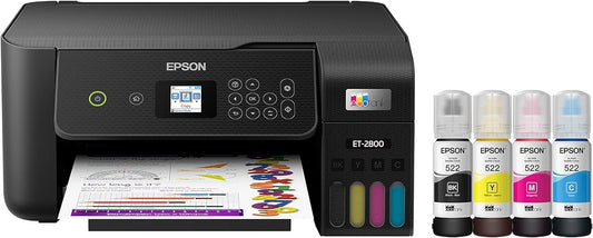 Epson ET-2800 Black EcoTank - Wireless All-in-One Printer