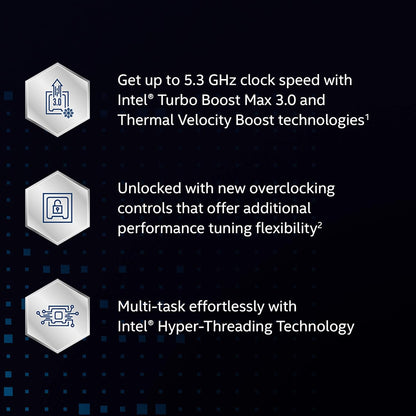 Intel i9-10900KF Unlocked Desktop Processor - 5.3 GHz